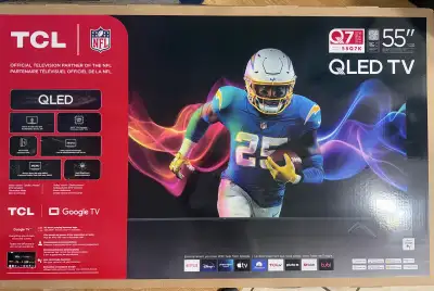 FREE – TCL 55" QLED TV (55Q7K) – Broken Screen, View more