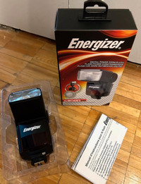 NEW ENERGIZER DIGITAL POWER ZOOM FLASH MODEL: ENF-600C