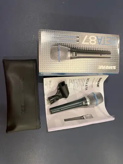Shure BETA 87A microphone, View more