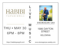 Okanagan Sax Live at Habibi Tapas Grill (Kelowna)
