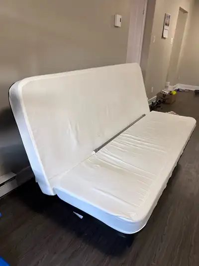 sofabed NYHAMN, 2 outdoor chairs and 3 counter top chairs, stand, View more