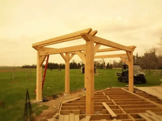 Timber Gazebo Cabana Poolhouse Outdoor kitchen in Patio & Garden Furniture in Barrie - Image 3