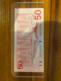 Billet 50$ argent collection monnaie