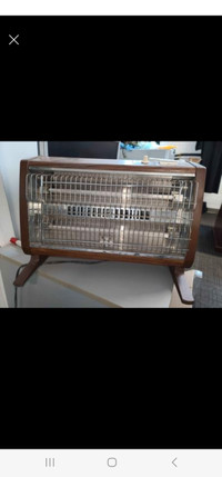 Vintage Sanyo Electrical Heater Working