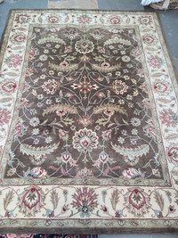 hand knotted wool chobi rug (10' X 8')