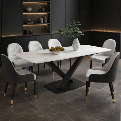 Dining Table 7 Pieces Premium Quality , View more