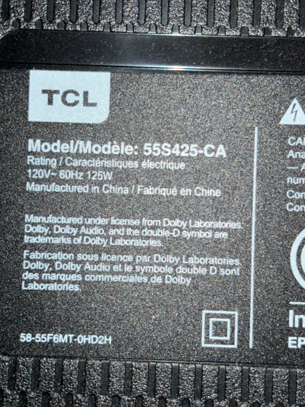 Selling 55 Inch TCL TV + Surround Sound, Wall Mount, Stand Setup in Video & TV Accessories in Windsor Region - Image 4