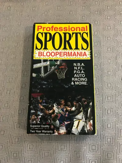 Like new VHS cassette. $5
