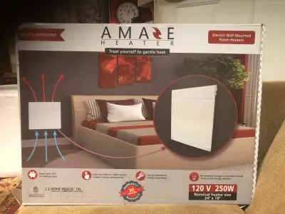 NEW slim wall mount Heater , View more