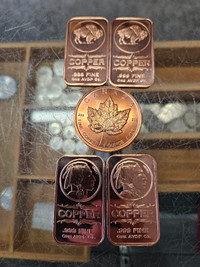 1 Ounce Copper Rounds