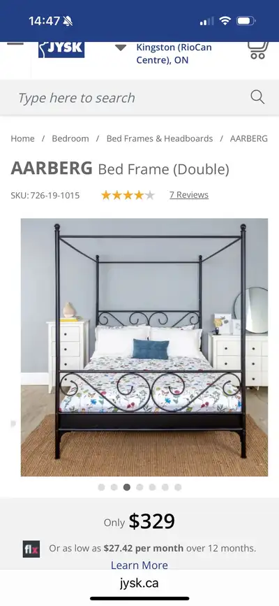 4 post double bed frame, View more