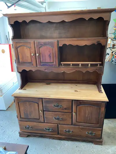 Buffet Hutch (Refinish project), View more