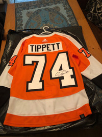 Owen Tippett Autographed Philadelphia Flyers Adidas Jersey.