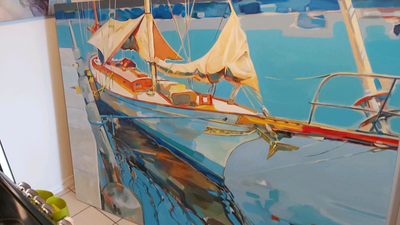 ORIGINAL Oil Paintings on canvas SOLD but can do for order the biggest size 7 ' by 6'