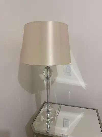 Beautiful Crystal Lamps - Set of Two!!, View more