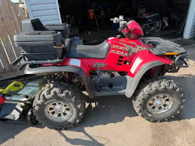 Well taken care of quad hardly used Under 170 hours Brand new battery
