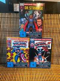 Marvel Origins MediaBook Set: Dr. Strange/Captain America 1/2 (9
