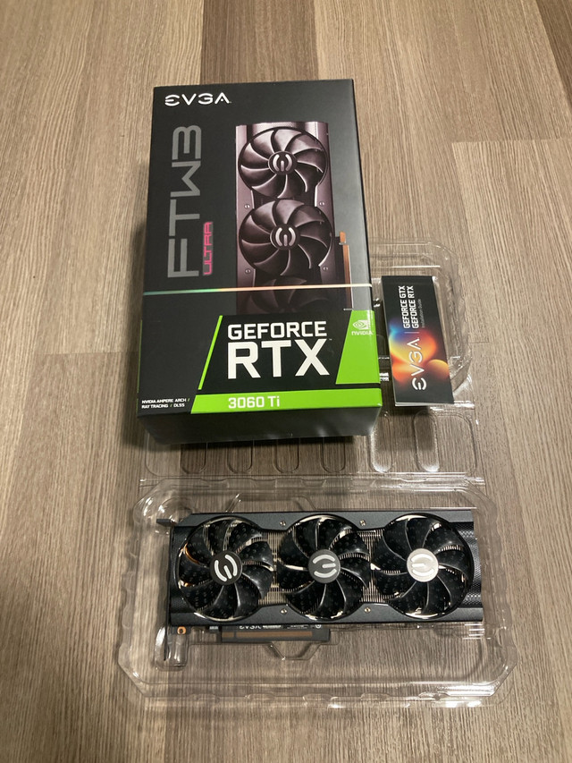 EVGA NVIDIA GeForce RTX 3060 Ti FTW3 Ultra in System Components in City of Toronto