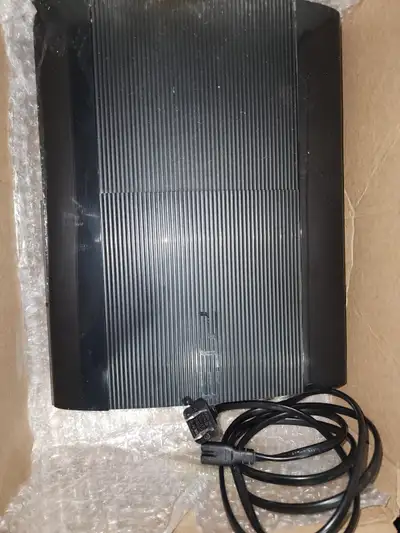 Ps3 system, 2 games & controllers System and games are in good condition and work fine. Will need to...