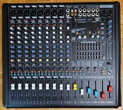 Semarous MB1004FX 10-channel Audio Mixer 99 DSP Effects, View more