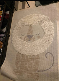 Lion rug for nursery