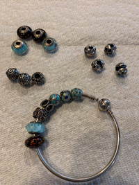 Pandora Bangle and Beads