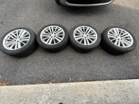 17" Subaru Impreza Rims & 4 Continental all seasons tires