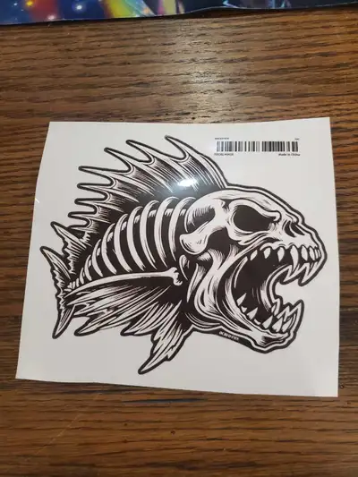 FISH VINYL DECAL NEW, View more