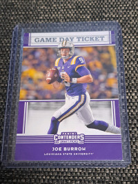 Joe Burrow football card 