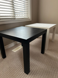 Side tables (black & white)