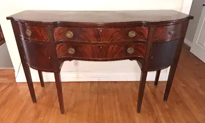 Antique mahogany sideboard buffet, View more