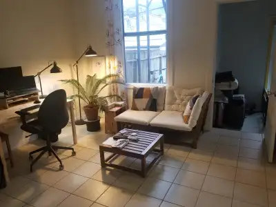 Furnished ground floor unit, 1 room & kitchen , 1575$