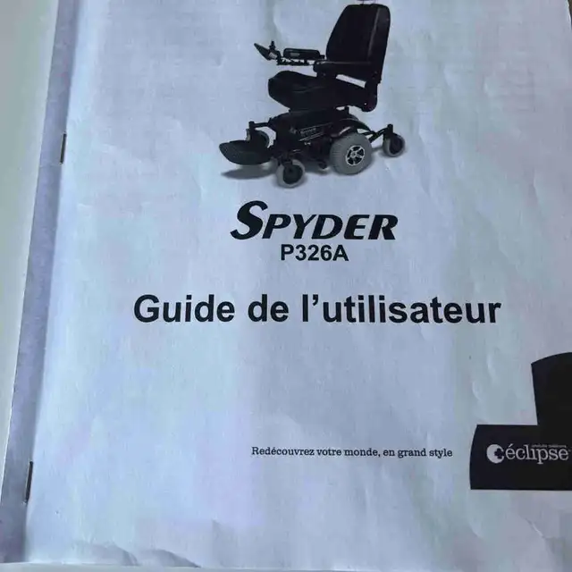 Ceclipse Spyder P326A Power Wheelchair
