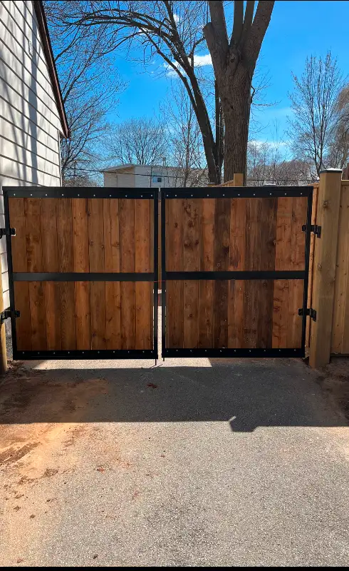 fence , post holes and decking62864740719873124