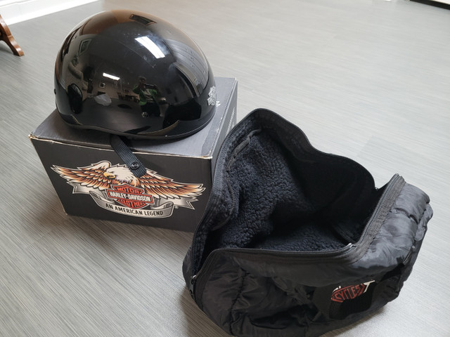Harley Davidson  Jean Jacket and Helmet in Other in Cornwall - Image 4