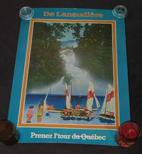 4 Vintage Quebec Posters