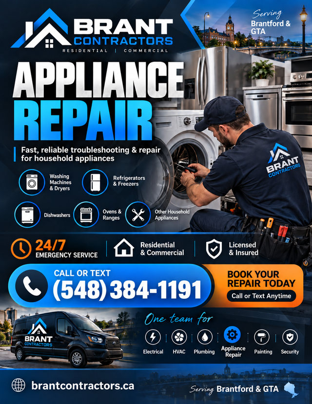 Appliances repair & installation - Same day service available