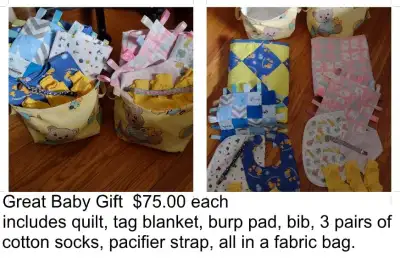 Baby Quilt Gift Baskets, View more