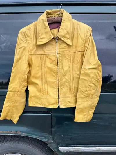Leather jacket excellent condition, View more