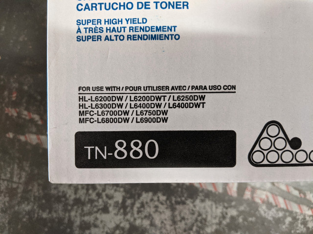 Brother TN-880 Toner Cartridge  in Printers, Scanners & Fax in Ottawa
