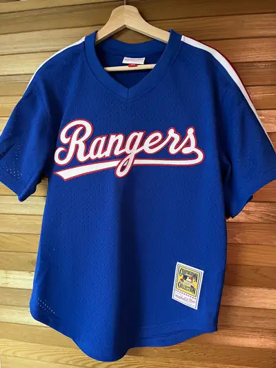 Mitchell & Ness Nolan Ryan Rangers Batting Practice Jersey, View more