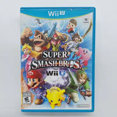 Items included in this sale: Super Smash Bros. (Nintendo Wii U, 2014) Case Please note: If it is not...