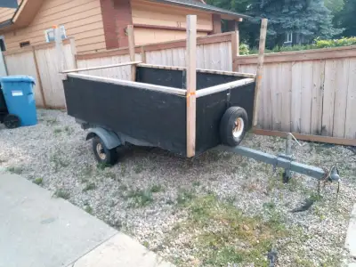 Used to carry ATV , can be converted to flat bed.