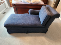 Blue Lounging Chaise Sofa