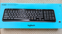 BNIB - Logitech Wireless Keyboard (K360) - Black