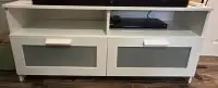 White TV stand for sale! Like new