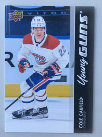 2021/22 Upper Deck Cole Caufield French Young Guns RC Rookie 