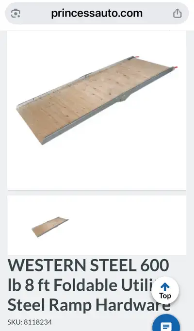 This lightweight, easy-to-assemble ramp allows wheelchair, scooter, hand cart and wheelbarrow access...