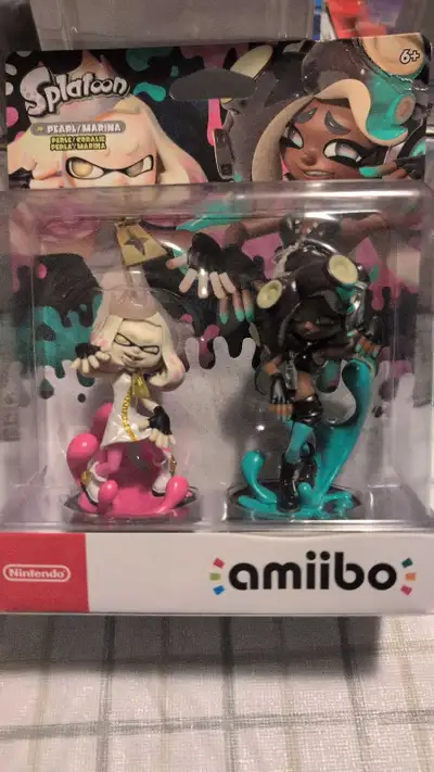 I'm offering a brand new, unopened Pearl/Marina amiibo two-pack from the Splatoon series for Nintend...