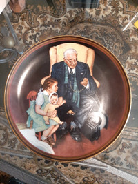 Norman Rockwell collector plate "Tender Loving Care."